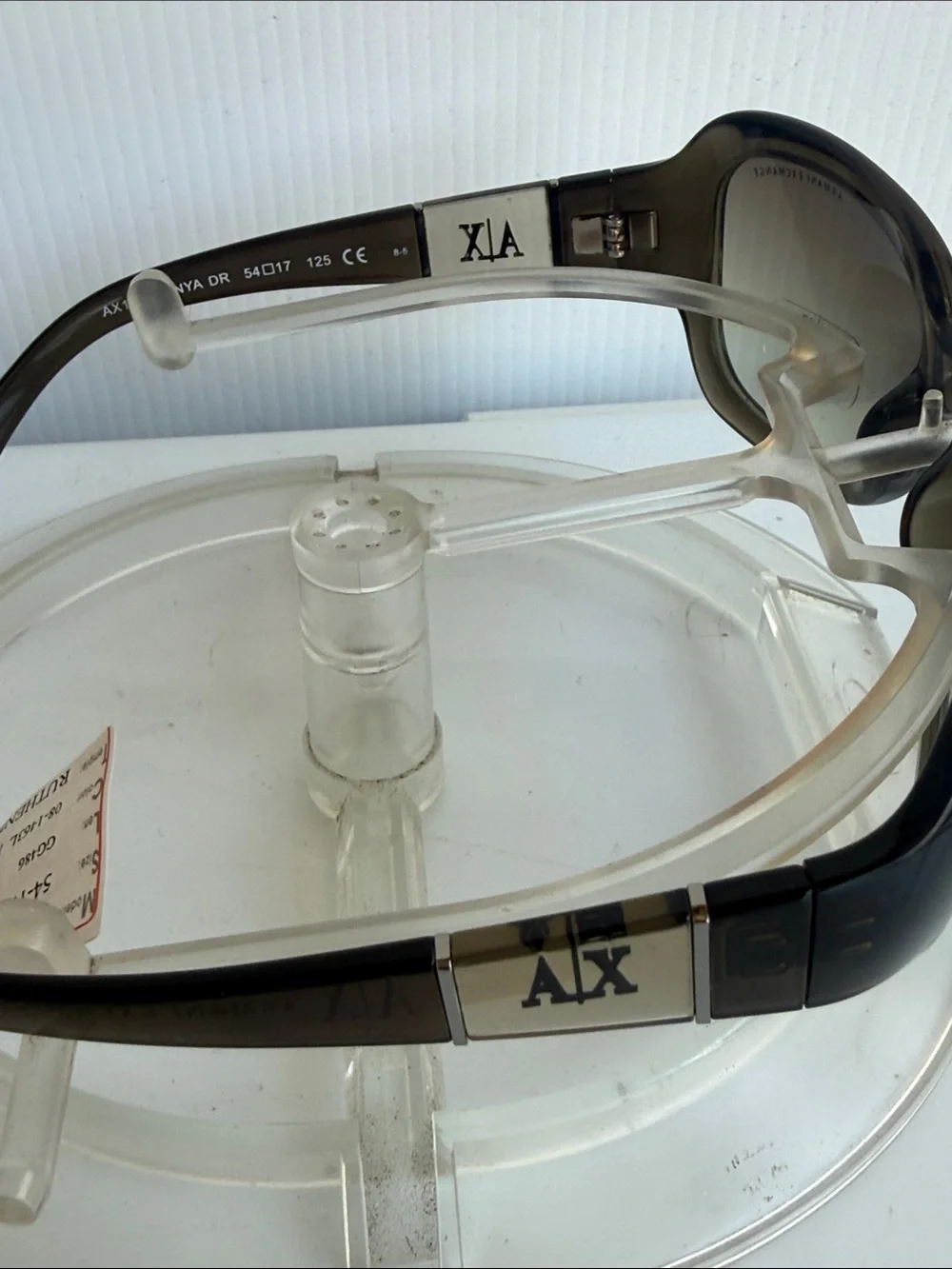 NEW ARMANI EXCHANGE AX115/S Translucent Gray Green Sunglasses NEW WITHOUT TAGS
